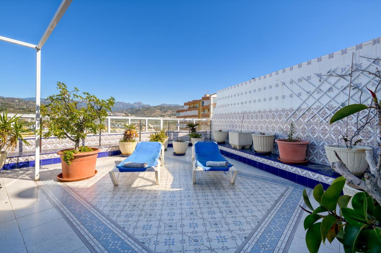Spectacular Views Penthouse In 1St Line Beach Torrox Extérieur photo