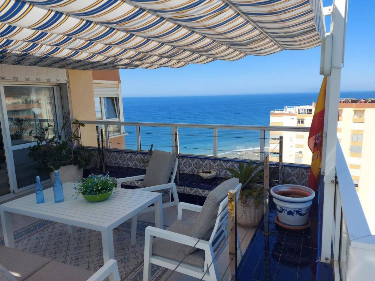 Spectacular Views Penthouse In 1St Line Beach Torrox Extérieur photo