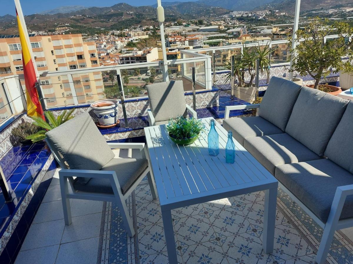 Spectacular Views Penthouse In 1St Line Beach Torrox Extérieur photo